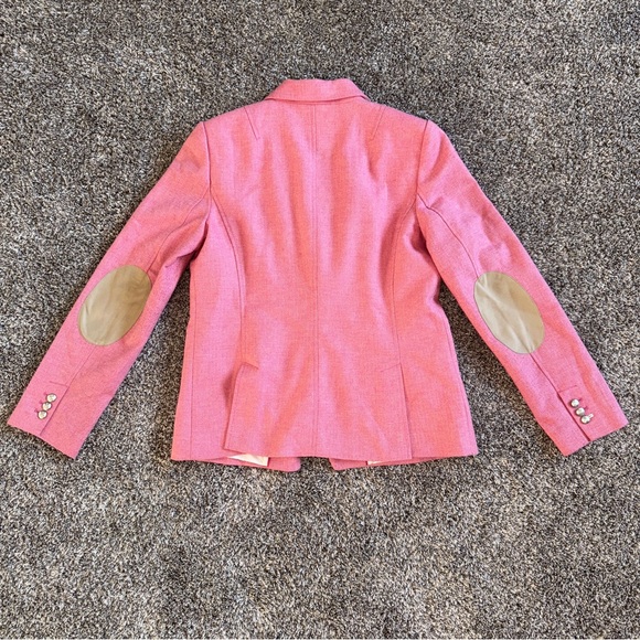 Banana Republic Women's Pink Wool Blend Jacket Blazer Size 14 - Picture 2 of 8